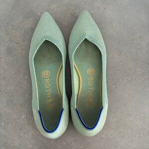 ROTHYS The Point Mint Pale Green Sz 7.5